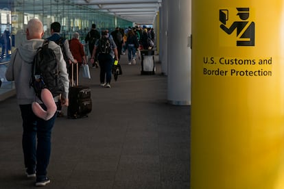 Control aeropuerto internacional de Newark en Nueva York