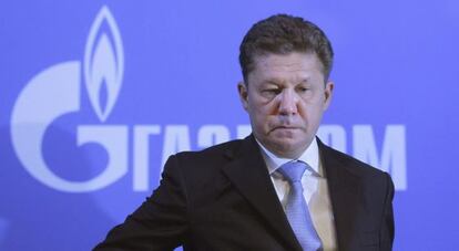 Alexéi Miller, presidente del consorcio gasístico ruso Gazprom.
