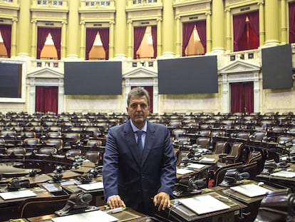El presidente de la Cámara de Diputados argentina, Sergio Massa, el pasado 20 de enero.
