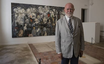 El coleccionista Roberto Polo, en la inauguración del Museo de Arte Contemporáneo de Castilla-La Macha, en Toledo.