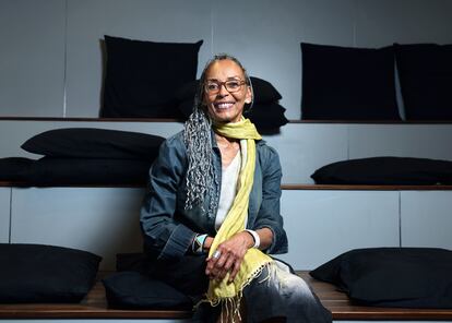 Fania Davis, el pasado 25 de junio en Madrid, en la Casa Encendida.