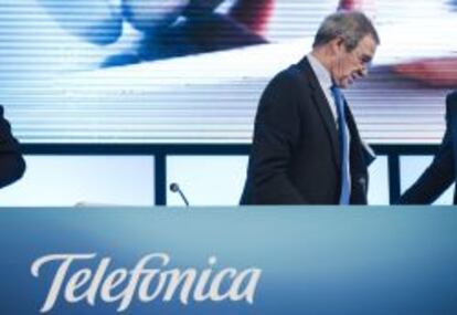 El presidente de Telef&oacute;nica, C&eacute;sar Alierta. 