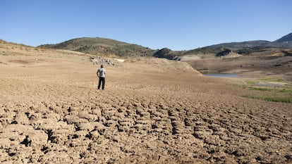 Embalse de El Gastor, en la localidad gaditana de Zahara de la Sierra (Cádiz), el pasado 24 de noviembre.