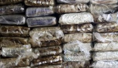 The amount of drugs smuggled through the Caribbean has increased over the last two years.