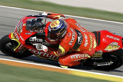 Jorge Lorenzo, durante los entrenamientos.