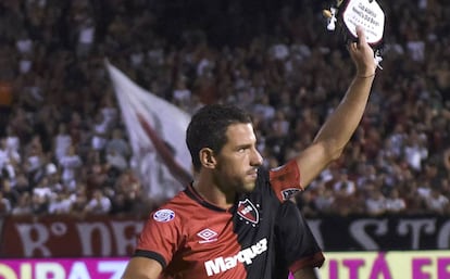 Maxi Rodriguez, jugador del Newells. 