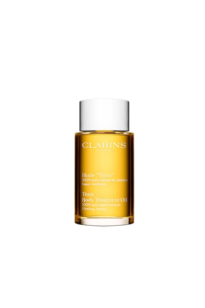 Si en lugar de cremas prefieres un aceite, Clarins te porpone este producto con 100% de extractos puros de plantas como el romero, el geranio o la menta. Su función: reafirmar, tonificar y mejorar la elasticidad al tiempo que disimula las estrías. Además, sus ingredientes son naturales y no contiene conservantes.