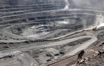 Mina de minerales de tierras raras en el interior de Mongolia, en China, en una imagen de 2011.