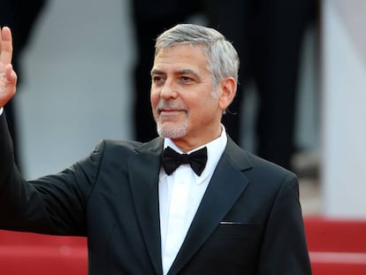 George Clooney, en la &uacute;ltima edici&oacute;n del Festival de Cannes, en mayo de 2016.