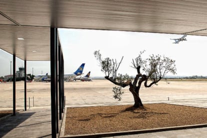 Terminal de salidas del aeropuerto de Reus, cuyas obras de reforma fueron inauguradas ayer.