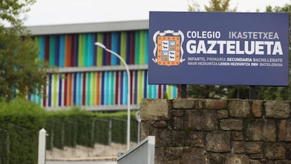 Fachada del colegio Gaztelueta del Opus Dei en Bizkaia