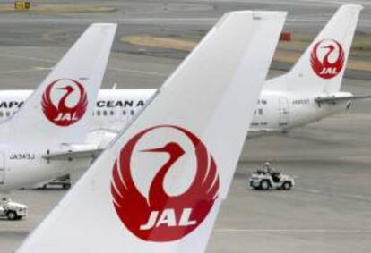 El avión Boeing 787 Dreamliner, operado por Japan Airlines, partió de Boston a las 12.57 hora local (16.57 GMT), pero volvió al aeropuerto de salida a las 18.00 hora local (22.00 GMT). EFE/Archivo