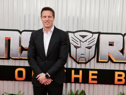 David Ellison, en el estreno de una entrega de 'Transformers', en junio de 2023.