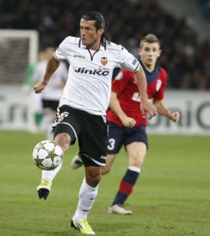 Valdez, durante el partido ante el Lille