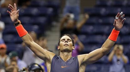 Rafael Nadal, tras derrotar a Dominic Thiem.
