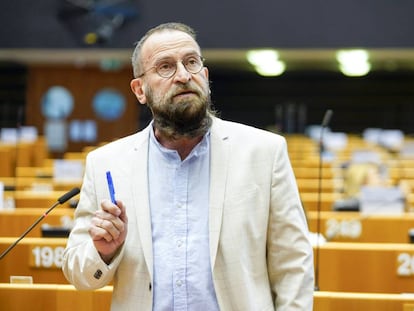 József Szájer en el Parlamento Europeo el pasado mes de julio.