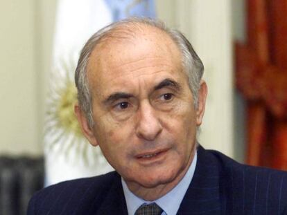 Fernando De la Rúa, presidente de Argentina desde 1999 hasta su renuncia en diciembre de 2001.