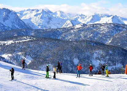 Las pistas de Baqueira Beret.