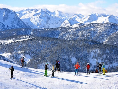 Las pistas de Baqueira Beret.