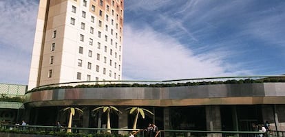 El Hotel Ibis de la cadena Accor en el complejo lúdico Heron City de Barcelona.