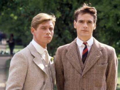 Jeremy Irons y Anthony Andrews, los protagonistas de la serie 'Retorno a Brideshead'.