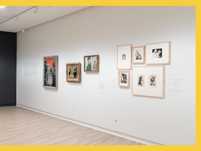 Vista de la exposición 'Chagall. Un grito de libertad' en la Fundación Mapfre.