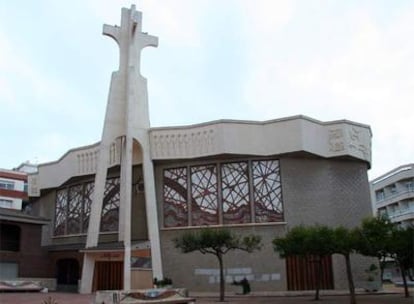 Iglesia de Santa María del Mar en Benircarló (Castellón) donde se celebraban bodas de conveniencia.