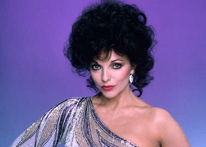 La actriz Joan Collins.