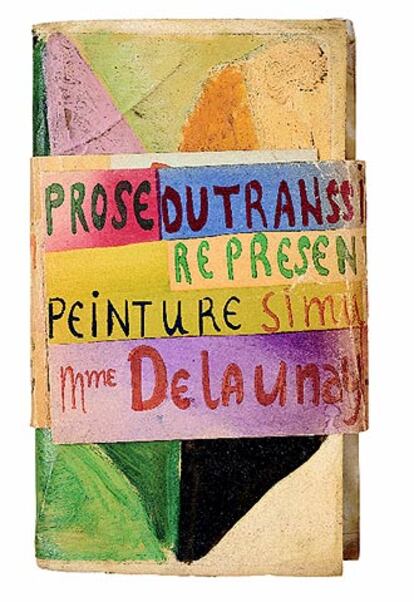 Portada de <i>La Prose du transsibérian et de la petite Jehanne de France,</i> de Sonia Delaunay, del Museo Zadkine.