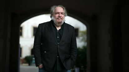 El escritor Mathias Enard, en Barcelona en 2020.