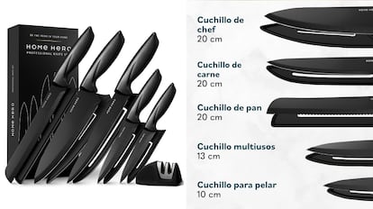 set de cuchillos de cocina​