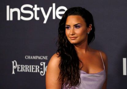 La cantante Demi Lovato, a su llegada a los premios InStyle la semana pasada en Los Ángeles.