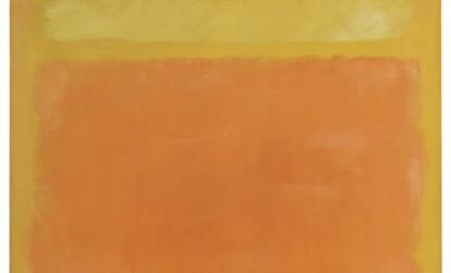 &#039;Untitled (Yellow, Orange, Yellow, Light Orange&#039;) de Rothko.