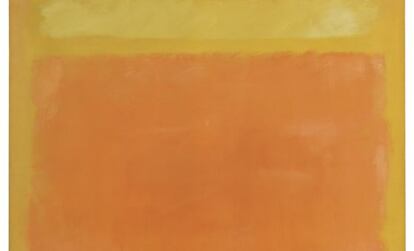 'Untitled (Yellow, Orange, Yellow, Light Orange') de Rothko.