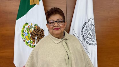 Ernestina Godoy, en la Fiscalía General de la República, este viernes.