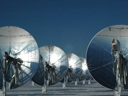 Una instalación de termosolar, en una imagen de archivo.