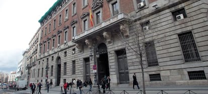 Sede del ministerio de Hacienda en Madrid.