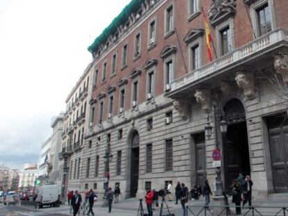 Sede del ministerio de Hacienda en Madrid.