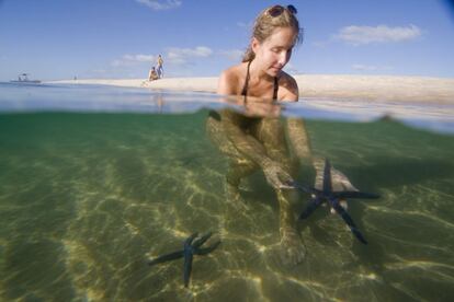 Una playa en la isla de Benguerra, en Mozambique.