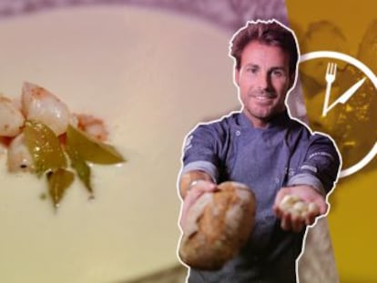 Iván González, chef del restaurante Barra y Mantel, prepara una receta en cinco minutos