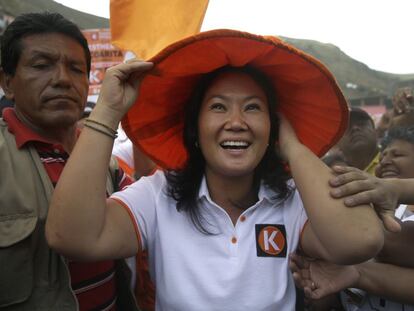 La candidata presidencial Keiko Fujimori. 