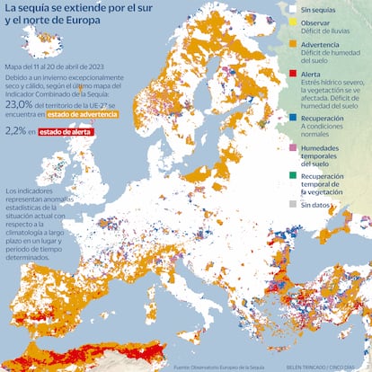Sequías mapa