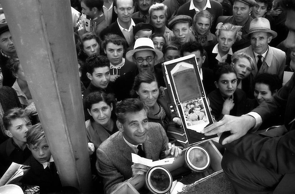 Seeing and hearing Leonard Bernstein at the premiere of the film ...