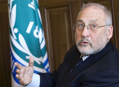 Joseph Stiglitz hoy en Ginebra (Suiza)