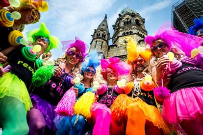 Celebración del Christopher Street Day en Berlín (Alemania).