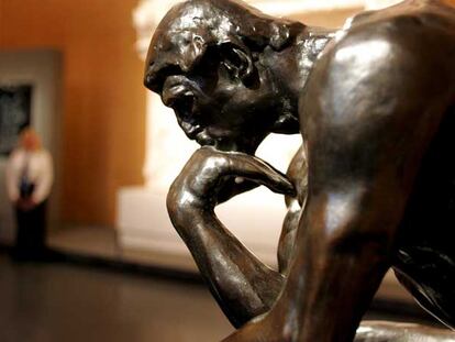 'El pensador', de Auguste Rodin.