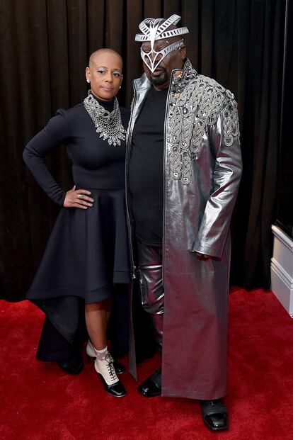 Stephanie Lynn Clinton y George Clinton.