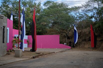 En las instalaciones de la redacción de 'Confidencial', el Gobierno de Nicaragua inauguró una casa materna. La imagen es del 23 de febrero de 2021.