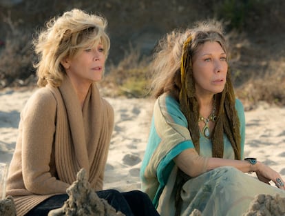 Jane Fonda y Lily Tomlin en ‘Grace and Frankie’.