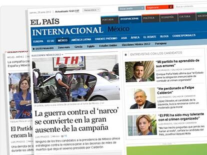 EL PAÍS lanza una nueva sección en Internet dedicada a México